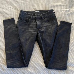 Express Stretch+ Black Perfect Curves Legging Mid Rise Jeans Sz 4